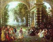 Das Ballvergnegen Jean-Antoine Watteau